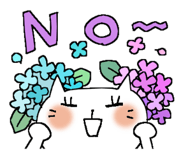 Full flowers, English sticker #8114563