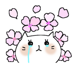 Full flowers, English sticker #8114576