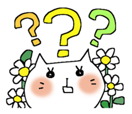 Full flowers, English sticker #8114578