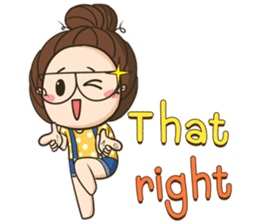 TuaGom : a little cute girl 4 sticker #8115052