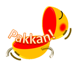 Obediently a funny "Genki maru" sticker #8115181