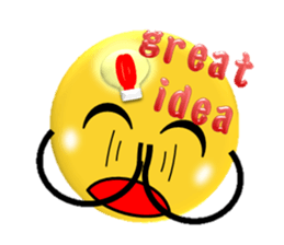 Obediently a funny "Genki maru" sticker #8115185