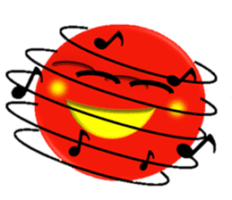 Obediently a funny "Genki maru" sticker #8115191