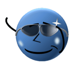 Obediently a funny "Genki maru" sticker #8115192