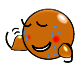 Obediently a funny "Genki maru" sticker #8115193