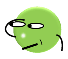 Obediently a funny "Genki maru" sticker #8115196