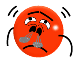 Obediently a funny "Genki maru" sticker #8115204