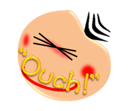 Obediently a funny "Genki maru" sticker #8115206