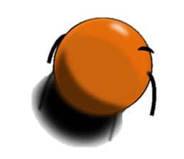 Obediently a funny "Genki maru" sticker #8115208