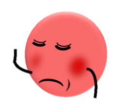 Obediently a funny "Genki maru" sticker #8115209