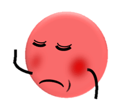 Obediently a funny "Genki maru" sticker #8115209