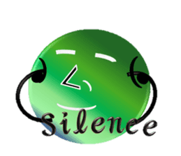 Obediently a funny "Genki maru" sticker #8115212