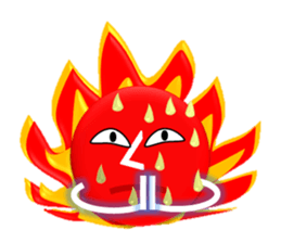 Obediently a funny "Genki maru" sticker #8115217