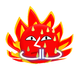 Obediently a funny "Genki maru" sticker #8115217