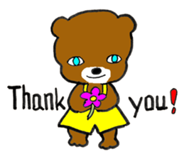 Bear Tommy sticker #8115301