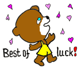 Bear Tommy sticker #8115319