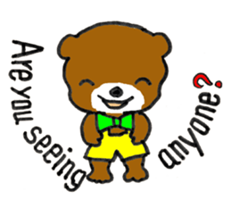Bear Tommy sticker #8115325