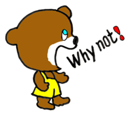 Bear Tommy sticker #8115328