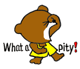 Bear Tommy sticker #8115331