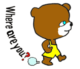 Bear Tommy sticker #8115334