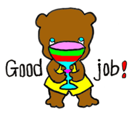 Bear Tommy sticker #8115337