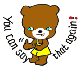 Bear Tommy sticker #8115338