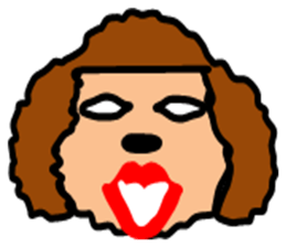 Toy poodle aunt sticker #8115907