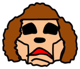 Toy poodle aunt sticker #8115929