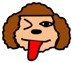 Toy poodle aunt sticker #8115930