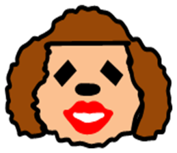 Toy poodle aunt sticker #8115932