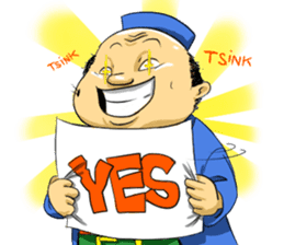 Cak Naryo The Sate Seller sticker #8116185