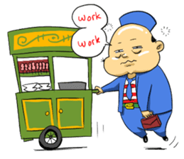 Cak Naryo The Sate Seller sticker #8116193