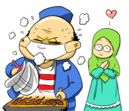 Cak Naryo The Sate Seller sticker #8116198