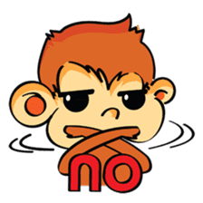 Ta-Mon monkey sticker #8116301
