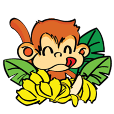 Ta-Mon monkey sticker #8116306