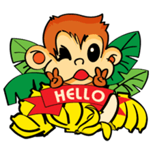 Ta-Mon monkey sticker #8116308