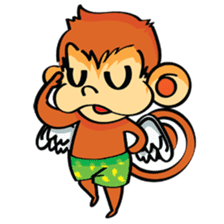 Ta-Mon monkey sticker #8116313