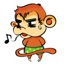 Ta-Mon monkey sticker #8116317