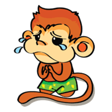 Ta-Mon monkey sticker #8116318