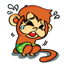 Ta-Mon monkey sticker #8116319