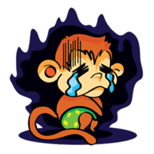 Ta-Mon monkey sticker #8116323