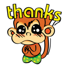 Ta-Mon monkey sticker #8116326