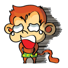 Ta-Mon monkey sticker #8116328
