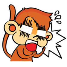 Ta-Mon monkey sticker #8116329