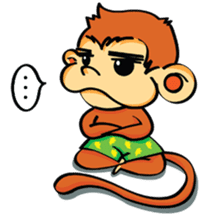 Ta-Mon monkey sticker #8116336