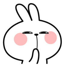 Spoiled Rabbit "Facial expression" sticker #8116427