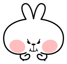 Spoiled Rabbit "Facial expression" sticker #8116433