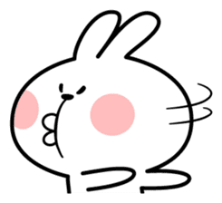 Spoiled Rabbit "Facial expression" sticker #8116435