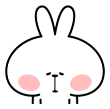 Spoiled Rabbit "Facial expression" sticker #8116437