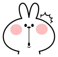 Spoiled Rabbit "Facial expression" sticker #8116440